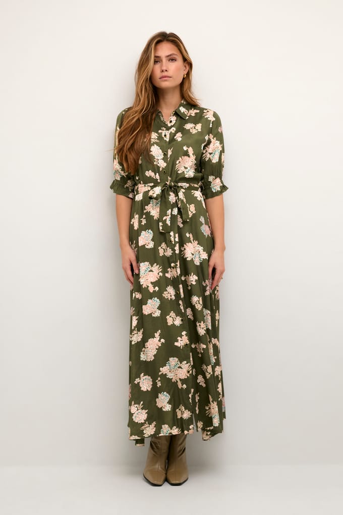 Jurk KAvelana Regular fit green