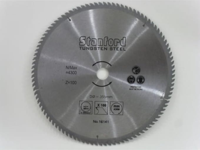 StahlKaiser Cirkelzaagblad 355 mm - 100 Tanden - Inclusief Verloopringen - Voor Diverse Materialen