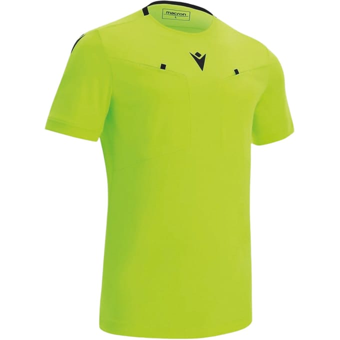 Macron Frisk Scheidsrechtersshirt Korte Mouw Heren - Fluogeel | Maat: S