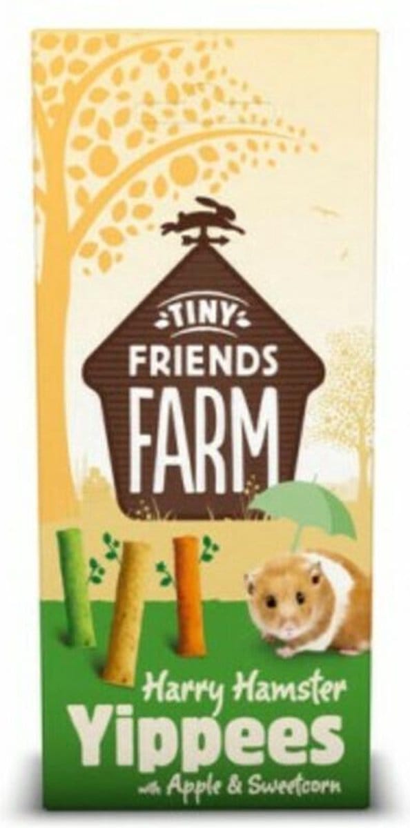 Tiny Friends Farm Harry Crunchers - Knaagdiersnack - Appel 60 g