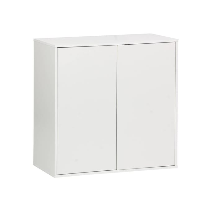 sweeek - Decoratieve opbergmodule houtdecor 2 deuren 70cm - kompo