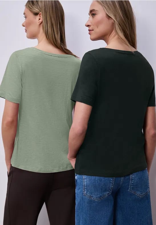 Basic Shirt in een 2-pack