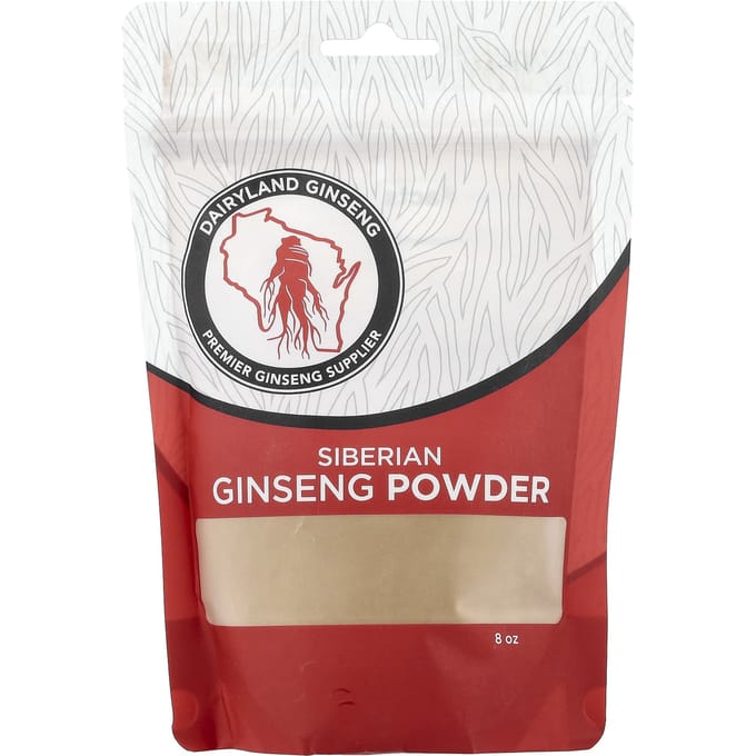 Dairyland Ginseng, Siberische Ginseng Poeder, 8oz