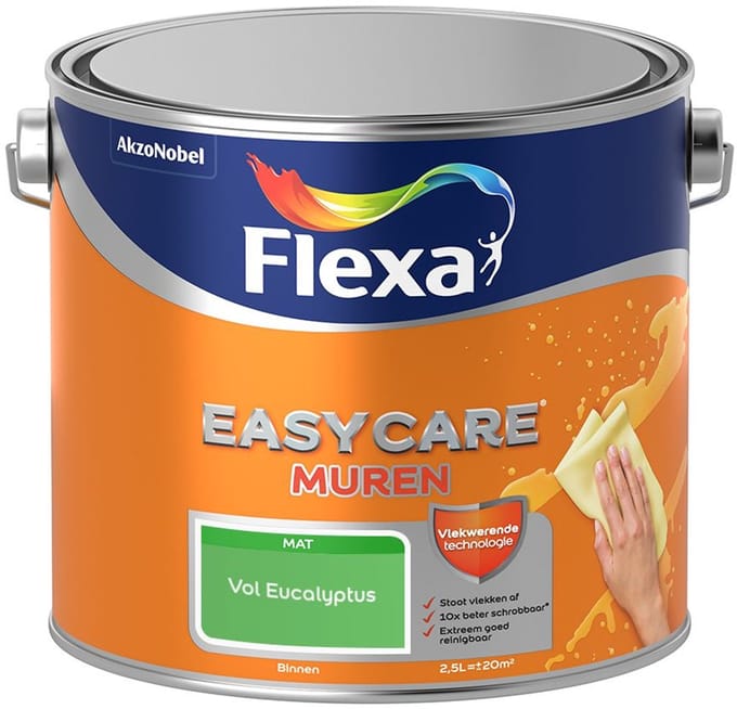 Flexa - Easycare Muren - Vol Eucalyptus - Mengverf - 2,5 L