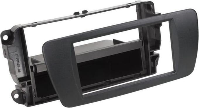 2-DIN paneel Seat Ibiza 2008 -> 2017 nit zwart