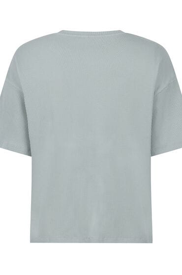 Hunkemöller Pyjama Top Waffle Groen