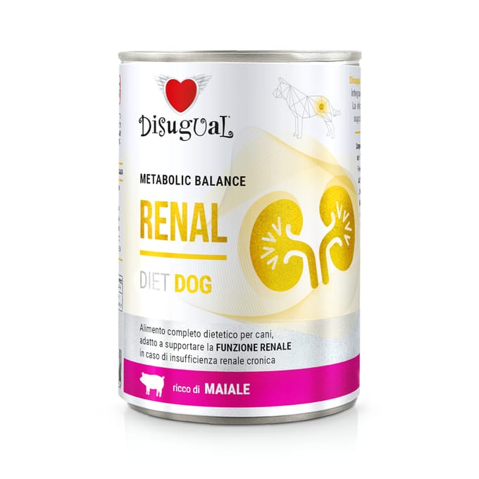 24x400g Disugual Renal nat varkensvoer voor honden