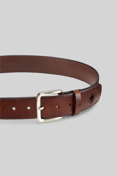 Strellson Riem Leder - Jongens - 100 cm - brown