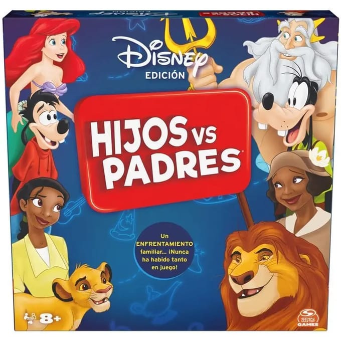 Spaans bordspel Spin Master Disney Edition Sons vs Parents