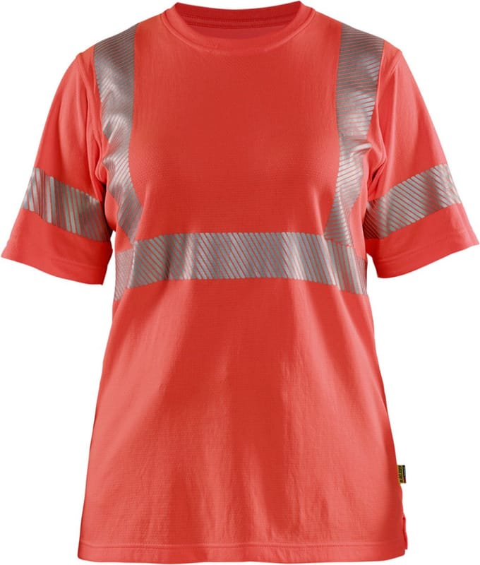 Blaklader 3502-2537 Dames T-shirt High Vis - High Vis Rood - M