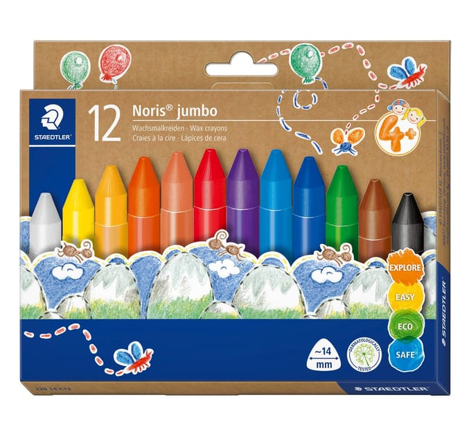 Staedtler Wax crayon Noris jumbo 12x14mm