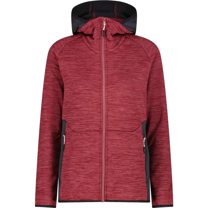 Dames fleece met capuchon CMP