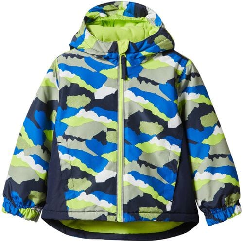 LUPILU Kinder ski-jas (blauw/navy/lime, 86/92)