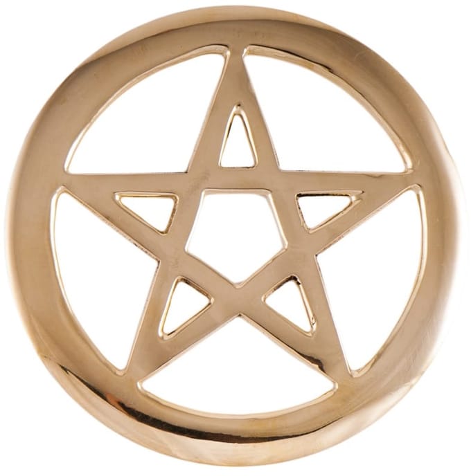 Pentagram Messing groot