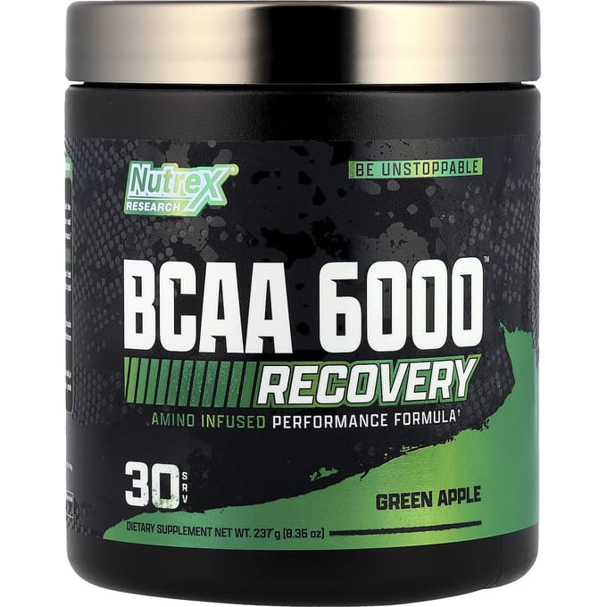 Nutrex Research BCAA 6000 (30 serv) Green Apple - Aminozuren - BCAA