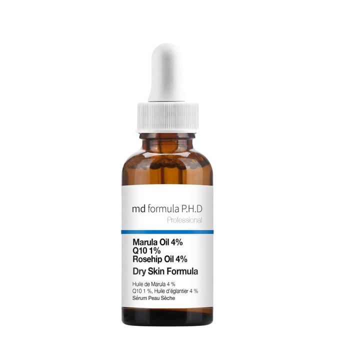 MD Formula Droog Huid Serum Marula Olie 4%, Q10 1%, Rozenbottelolie 4% 30ml