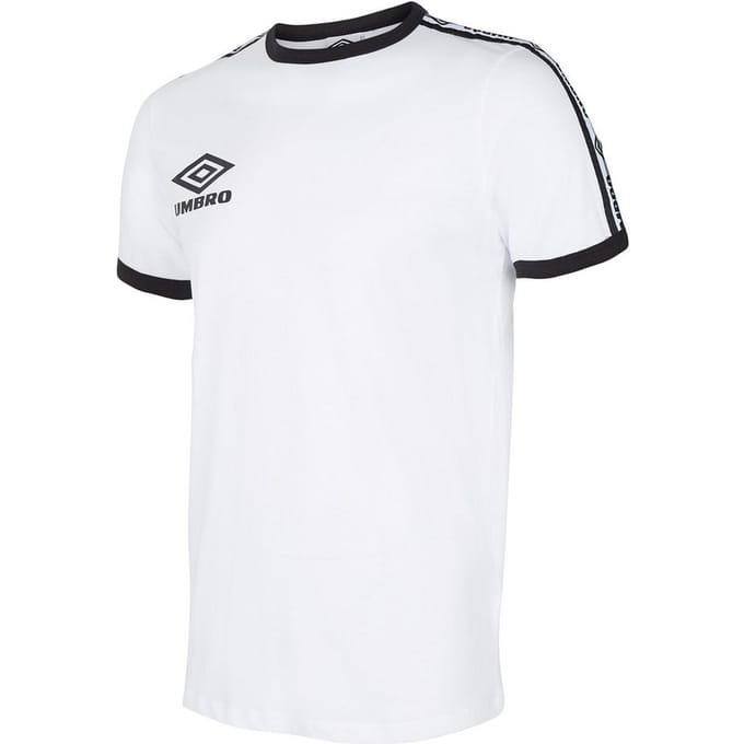 Umbro Korte Mouw Crew Neck Wit Heren Ringer T-shirt 65801U 13U