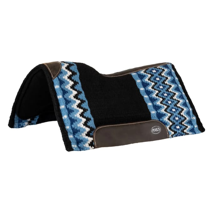 Vilt wollen dressuurmat voor paard Pool's