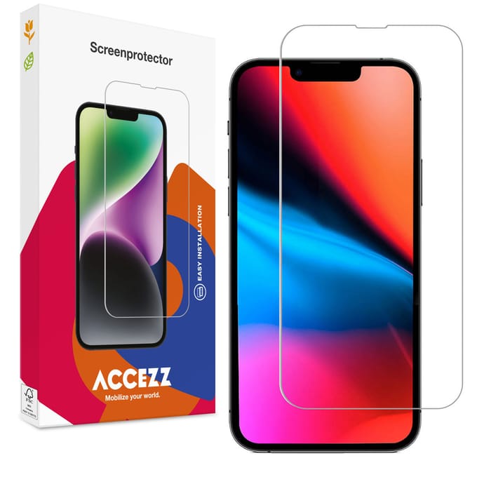 Accezz Screen Protector - Geschikt voor Apple iPhone 14 Plus / 13 Pro Max - Gehard Glas Screenprotector
