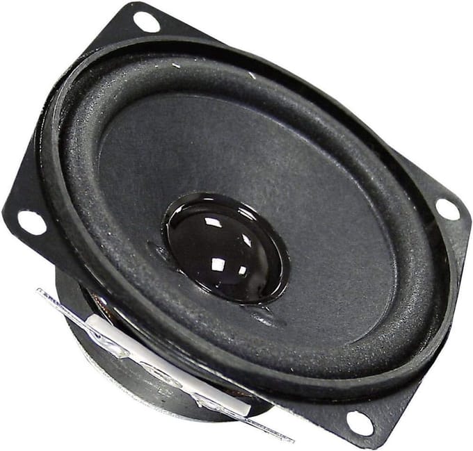 Breedbandluidspreker 6,5 cm - Zwart, Compact en Hoog Rendement