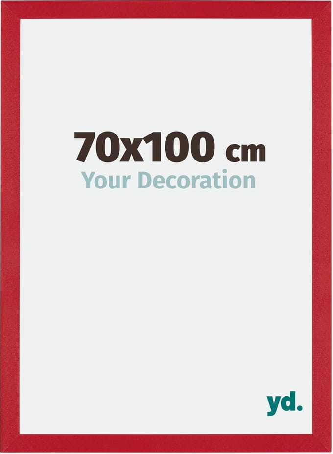 Your Decoration - Fotolijst 70x100 cm - MDF - Rood - Mura