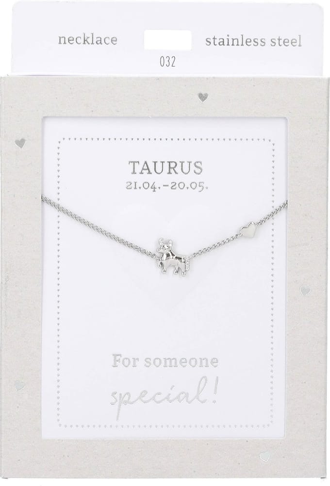 Depesche - Ketting "Heart of Gold" - mot. 032 - Taurus