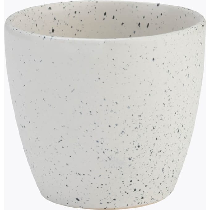 Cosy&Trendy Punto beker zonder oor wit 24cl D9xh8,2cm set/6