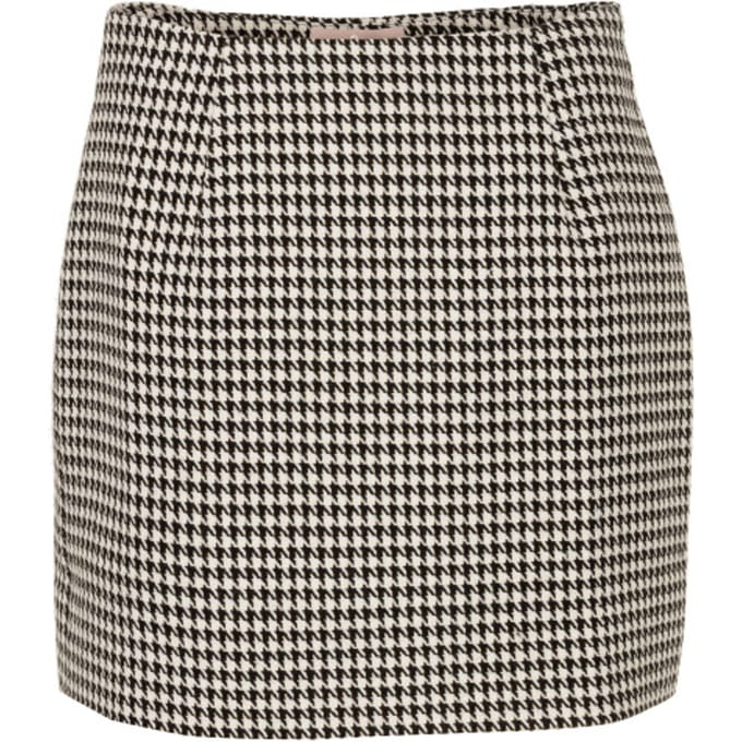 Freebird Skirt  Multicolor Rachna Wv-pied-poule-25-3