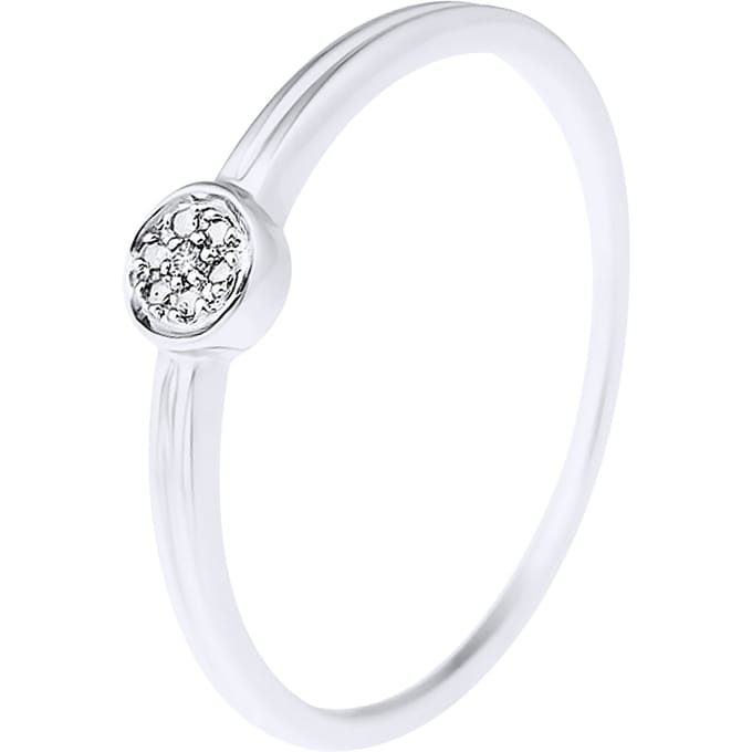 Solitaire Diamonds 0.040 Cts White Gold