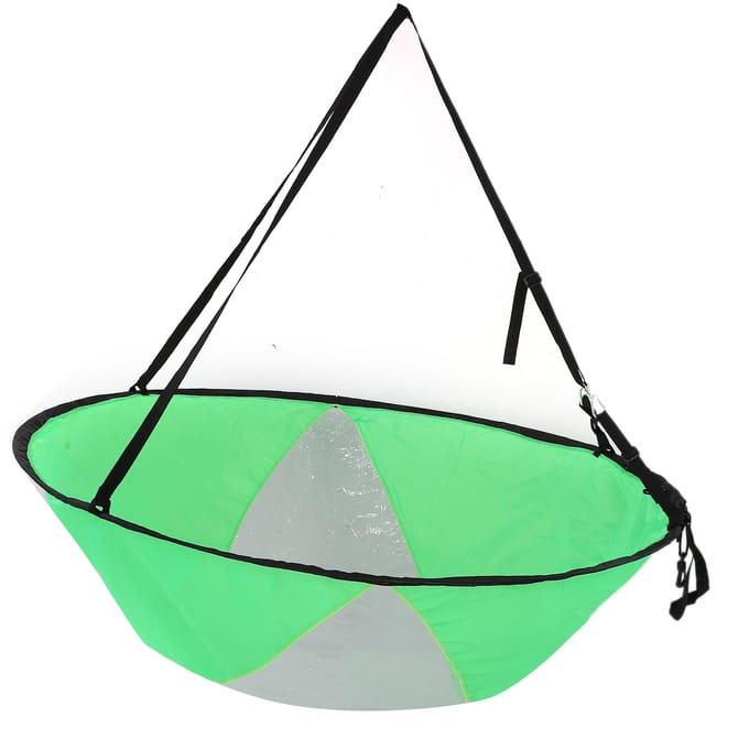 Polyester Taffeta Duurzaam Opvouwbaar Kajak Windzeil Transparant Venster Kano Windzeil Boot Water green