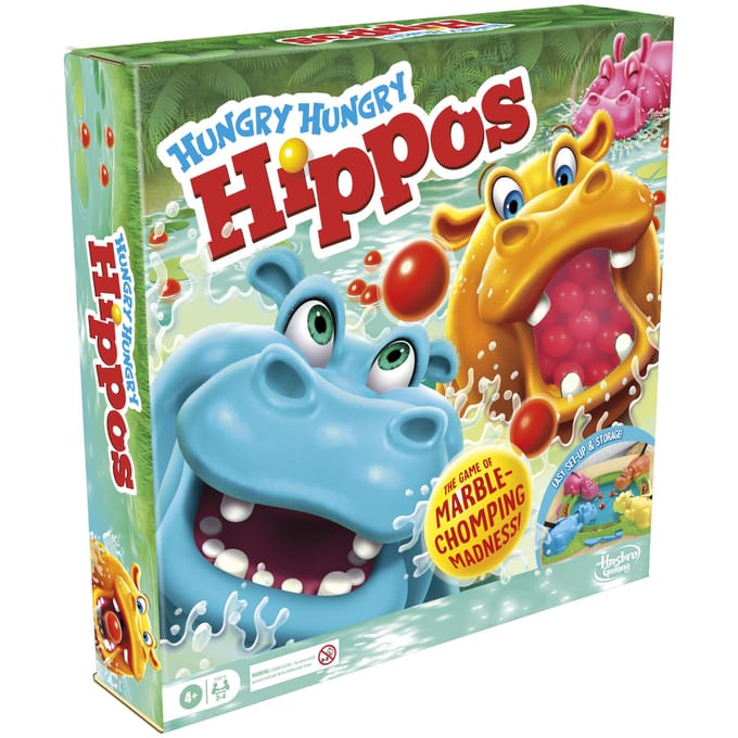 Hasbro Hippos Gloutons, Bordspel, 4 jaar, Familiespel