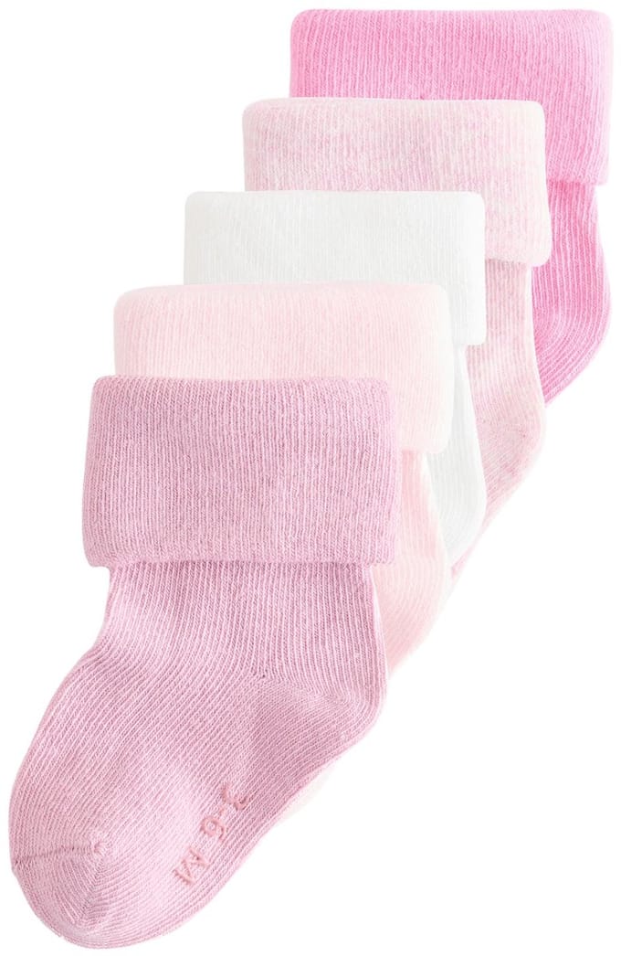 Next - Meisjes - Verpakking van 5 paar babysokken - Roze