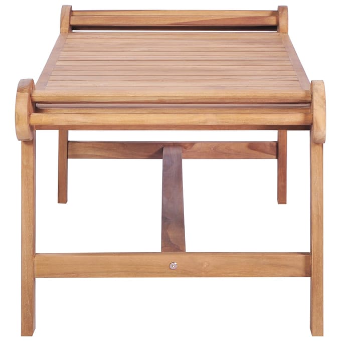 vidaXL - Salontafel - 100x50x45 - cm - massief - teakhout
