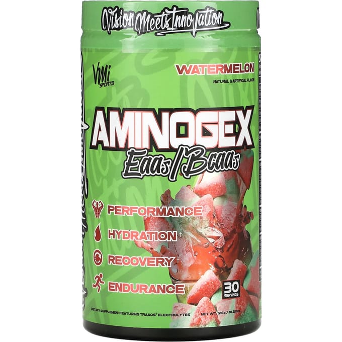 VMI Sports, Aminogex, EAA/BCAA, Saveur Pastèque, 18,2 oz (516 g)