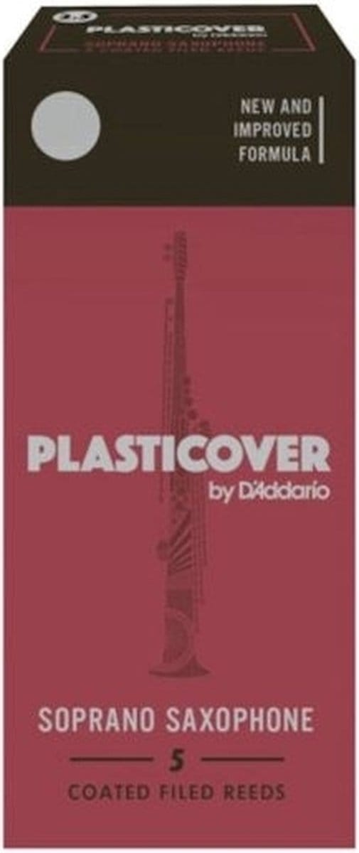 D'Addario Woodwinds RRP05SSX200 Plasticover Sopraansaxofoonriet, 2.0, 5-pack