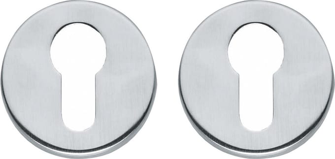 Intersteel Rozet profielcilindergat chroom mat