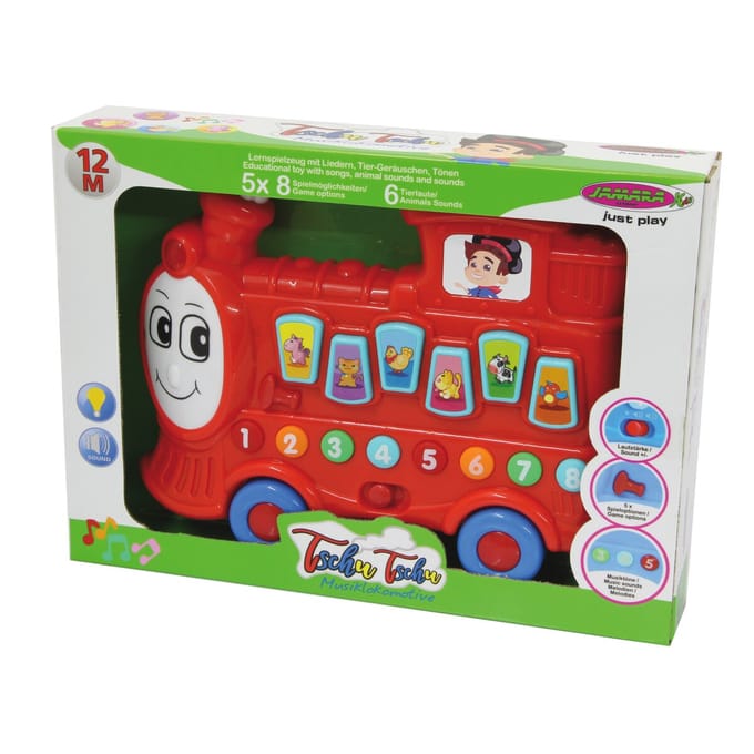 Jamara Muzieklocomotief tschu tschu rood
