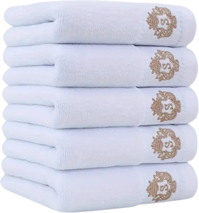 Nivard Handdoeken Set - Hotelkwaliteit - Handdoek - Towel - Wit - 5 Stuks