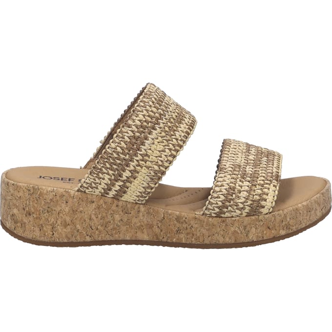 Josef Seibel - EVITA 02 - Dames slippers - Kleur: Bruin - Maat: 37