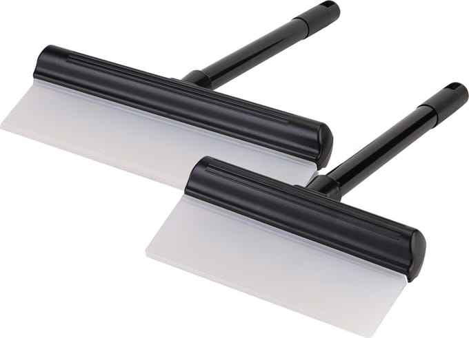 D&L Siliconen Raamwisser Set - Zwart