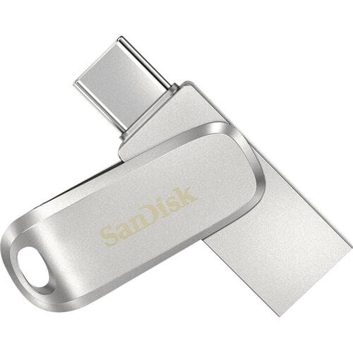 SanDisk Ultra Dual Luxe USB-stick smartphone/tablet Zilver 1 TB USB-C 3.1 Gen 1