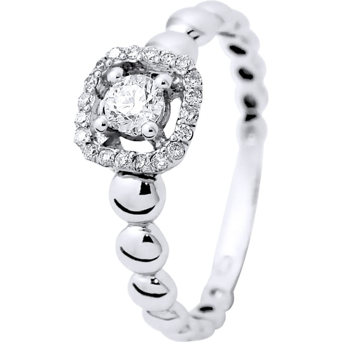 Solitaire Diamonds 0,33 Cts luxe sieraden White Gold