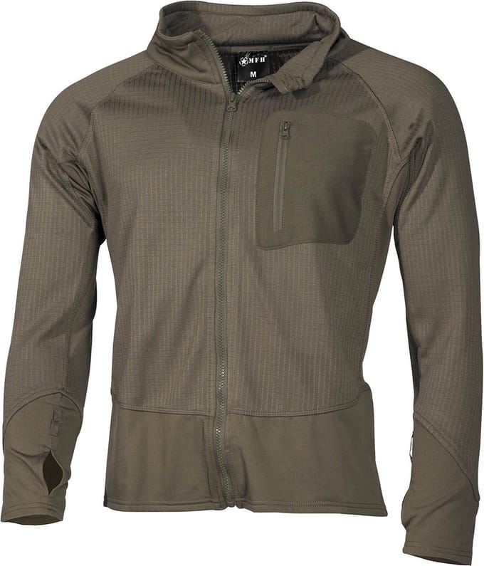 MFH US Tactische liner / fleecejack, Gen III, legergroen