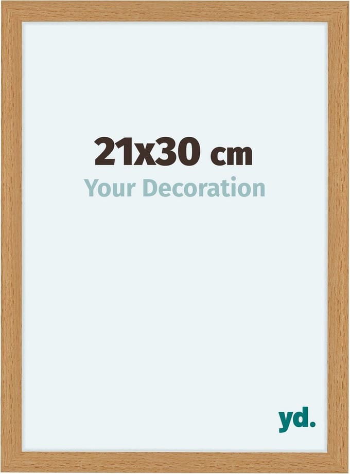 Your Decoration - Fotolijst 21x30 cm - MDF - Beuken - Como