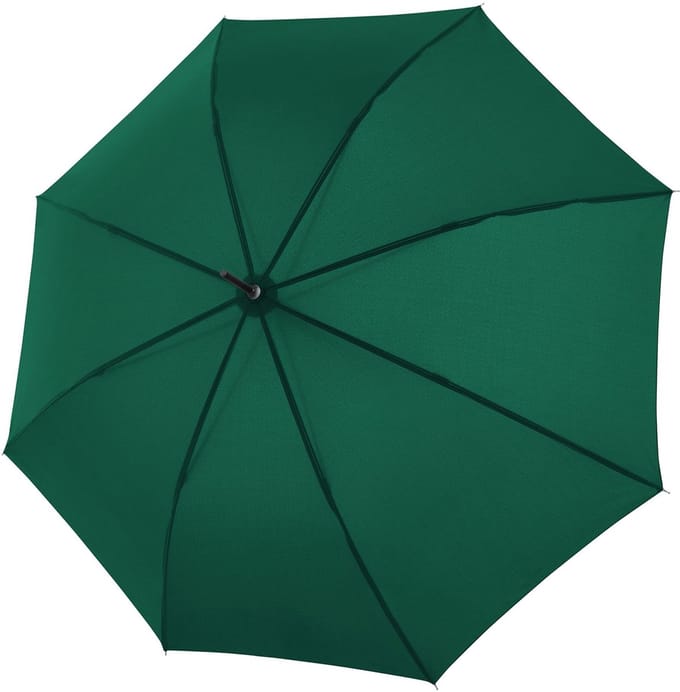 Doppler Bristol Stok paraplu 87 cm - 103cm Diameter - solid green