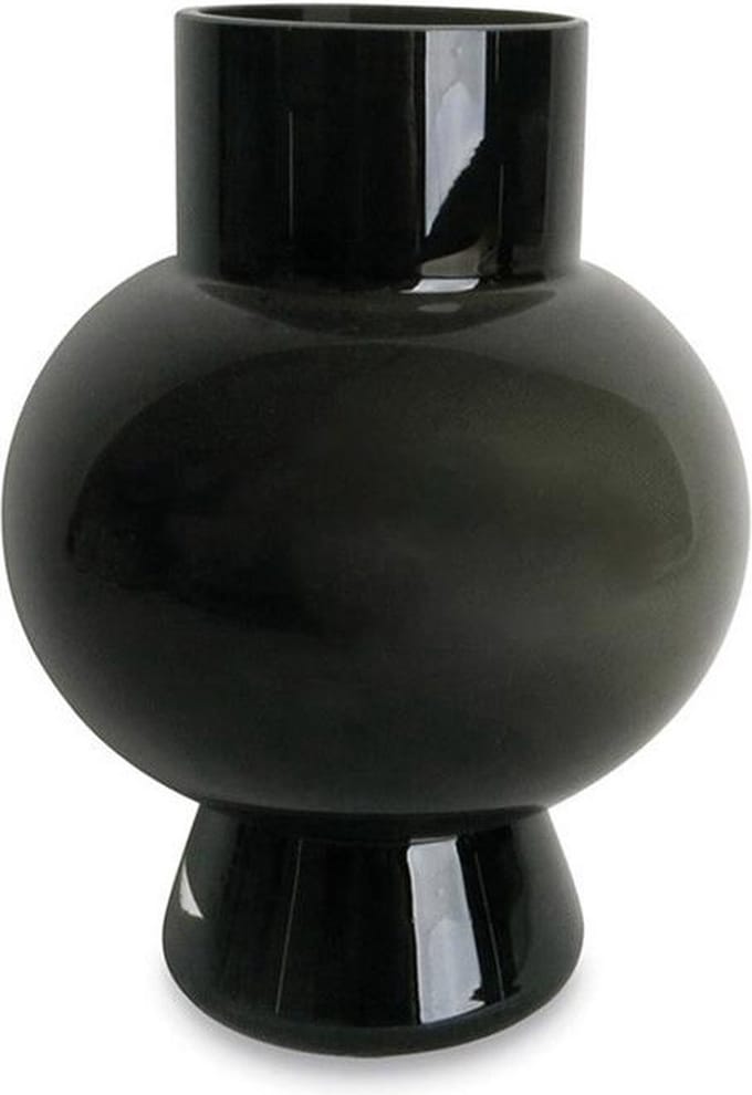 OPJET Vaas Rond Zwart Ø15cm