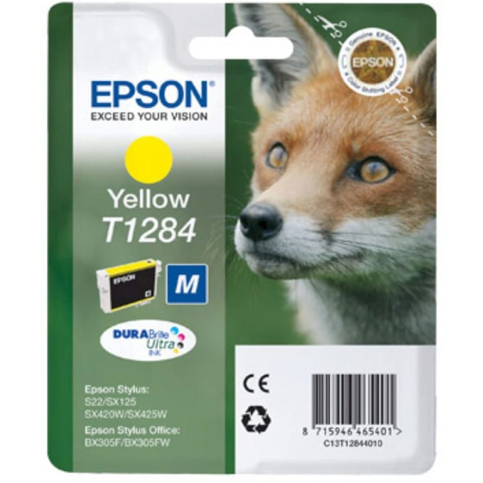 Epson T1284 (C13T12844012) Inktcartridge Geel
