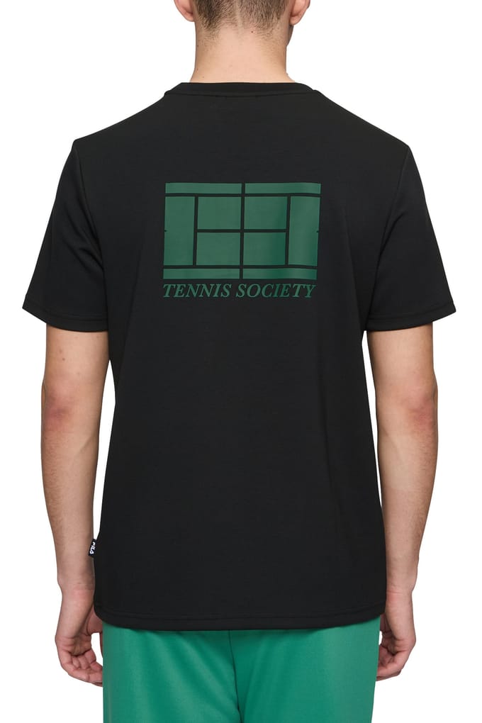 FILA Lennik Graphic Tee Black Größe: S | Bedruckte T-Shirts Outlet | Herren | Schwarz