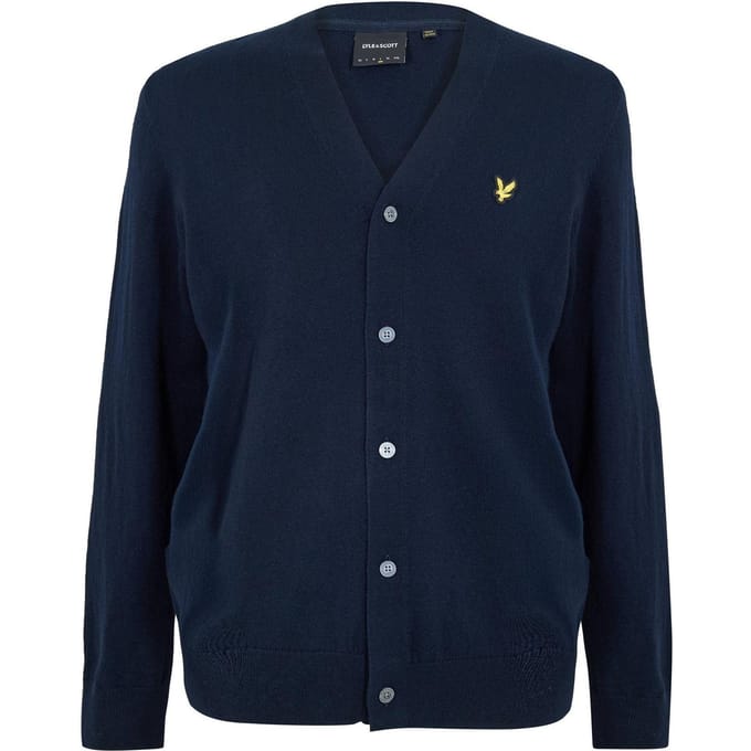 Lyle & Scott Heren Vest met V-hals (Donkere marine)