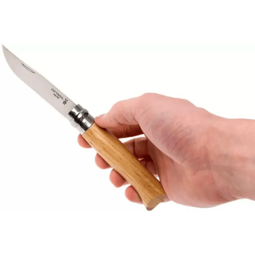 Opinel Luxury N°08 Zakmes (Maat - 8, Kleur - Oak)